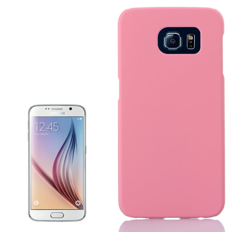 For Galaxy S6 / G920 Pure Colour UV Anti-scratch PC Protective Case