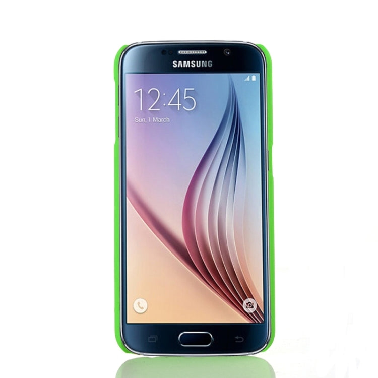 For Galaxy S6 / G920 Pure Colour UV Anti-scratch PC Protective Case