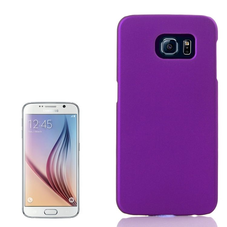 For Galaxy S6 / G920 Pure Colour UV Anti-scratch PC Protective Case