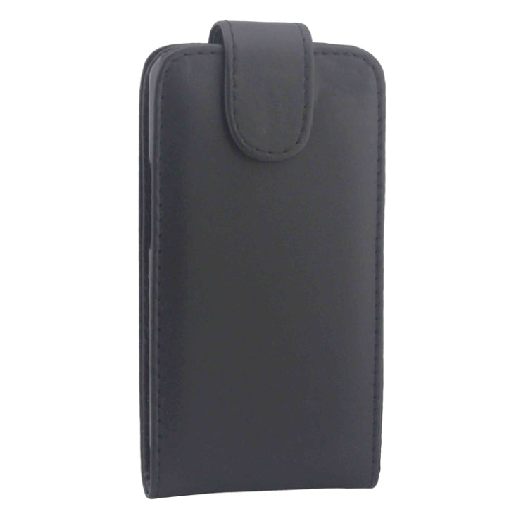 Vertical Flip Magnetic Button Leather Case for Samsung Z1 / Z130
