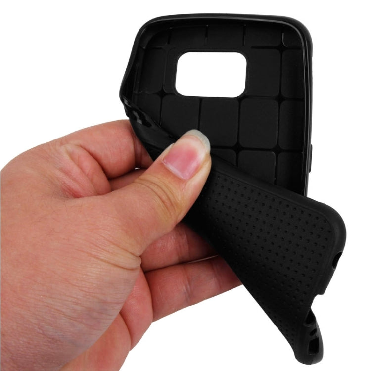 For Galaxy S6 / G920 Honeycomb Surface TPU Protective Case