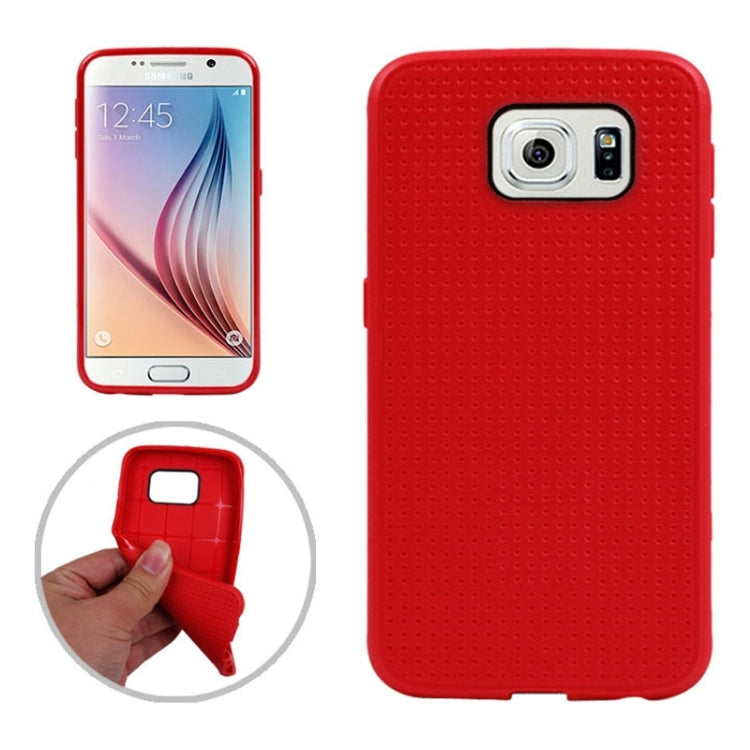 For Galaxy S6 / G920 Honeycomb Surface TPU Protective Case