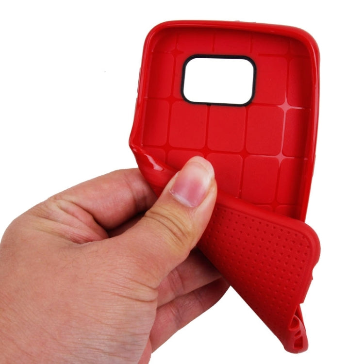 For Galaxy S6 / G920 Honeycomb Surface TPU Protective Case