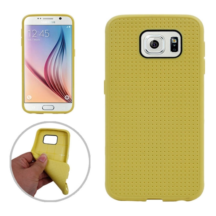 For Galaxy S6 / G920 Honeycomb Surface TPU Protective Case