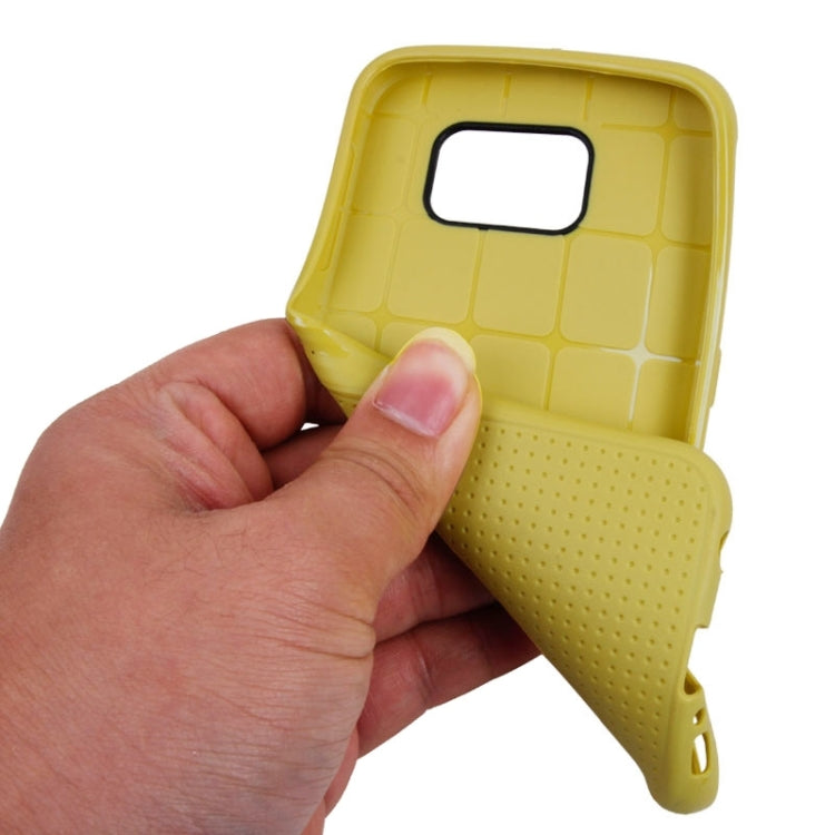 For Galaxy S6 / G920 Honeycomb Surface TPU Protective Case