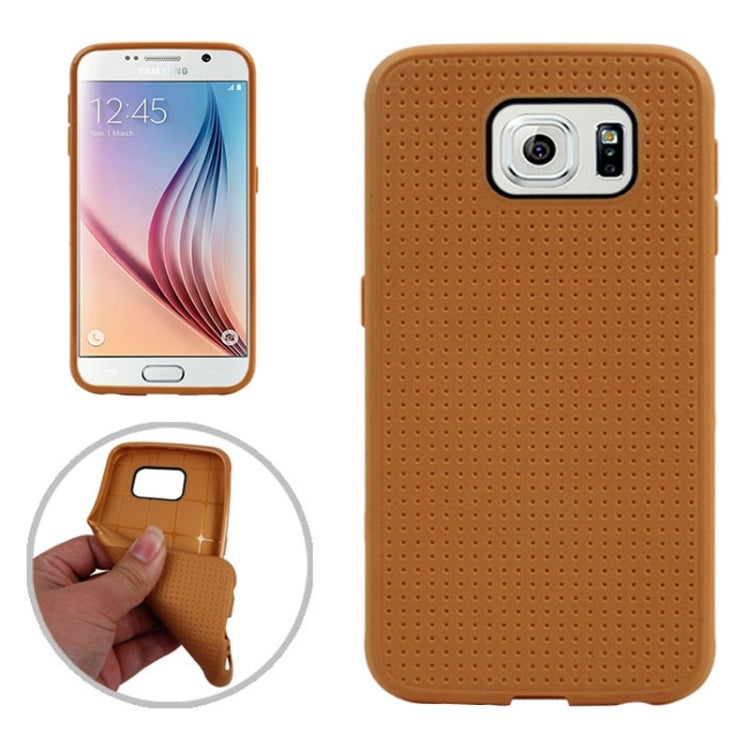 For Galaxy S6 / G920 Honeycomb Surface TPU Protective Case