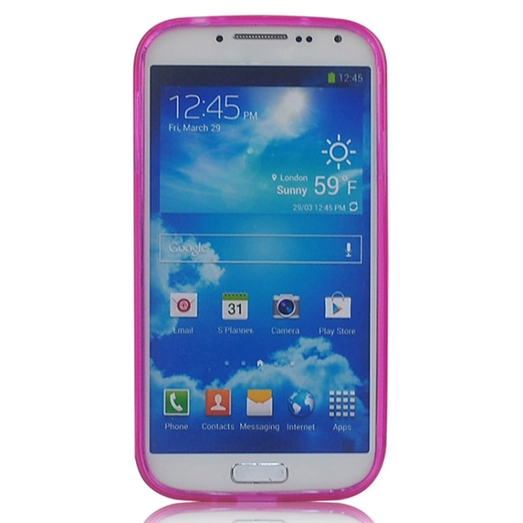 S Line Both Sides Anti-slip Frosted TPU Protective Case for Galaxy S IV / i9500