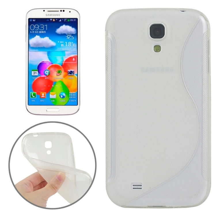 S Line Both Sides Anti-slip Frosted TPU Protective Case for Galaxy S IV / i9500