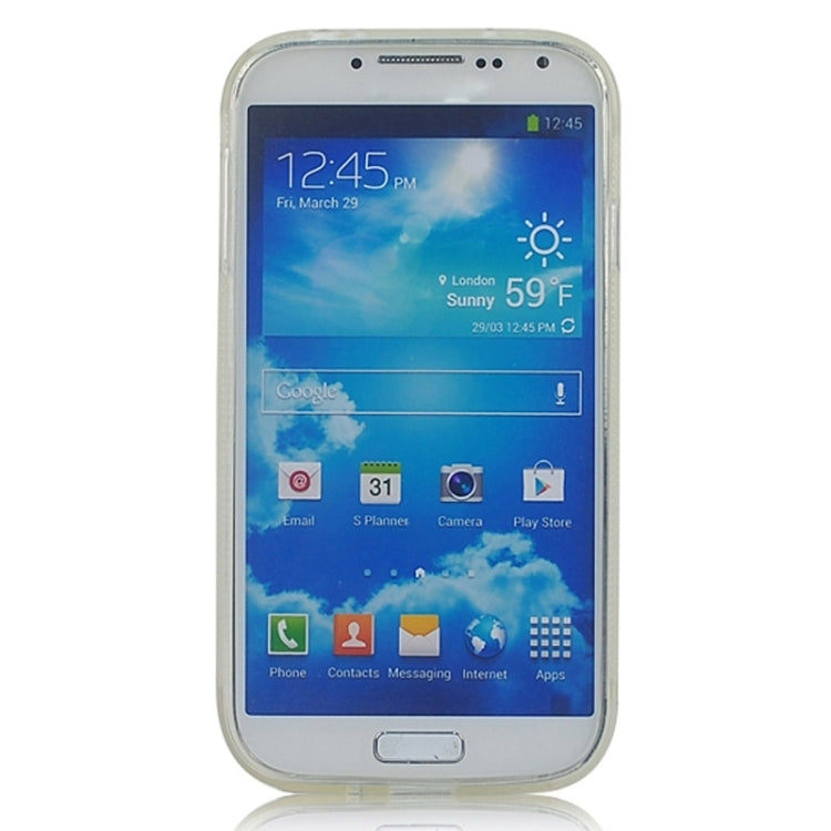 S Line Both Sides Anti-slip Frosted TPU Protective Case for Galaxy S IV / i9500