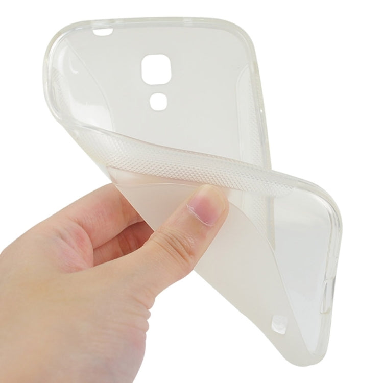 S Line Both Sides Anti-slip Frosted TPU Protective Case for Galaxy S IV / i9500