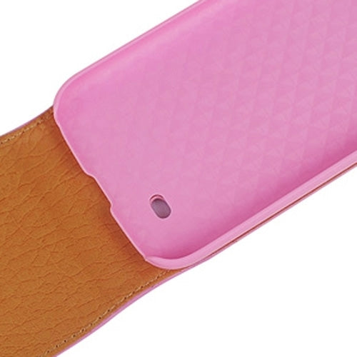 Plain Weave Texture Vertical Flip Magnetic Buckle PU Leather Case for Galaxy S IV / i9500