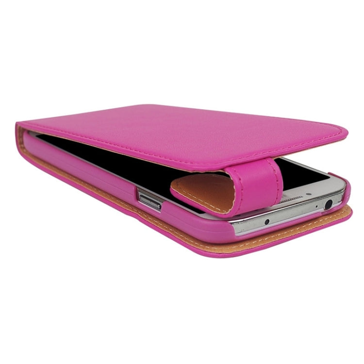 Plain Weave Texture Vertical Flip Magnetic Buckle PU Leather Case for Galaxy S IV / i9500