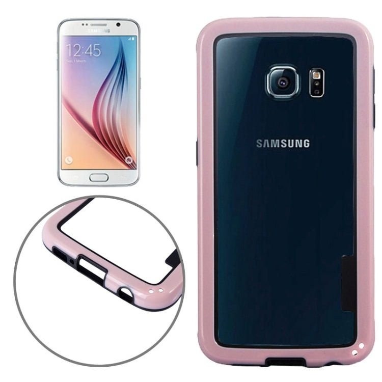 For Galaxy S6 / G920 Colorful PC Bumper Frame