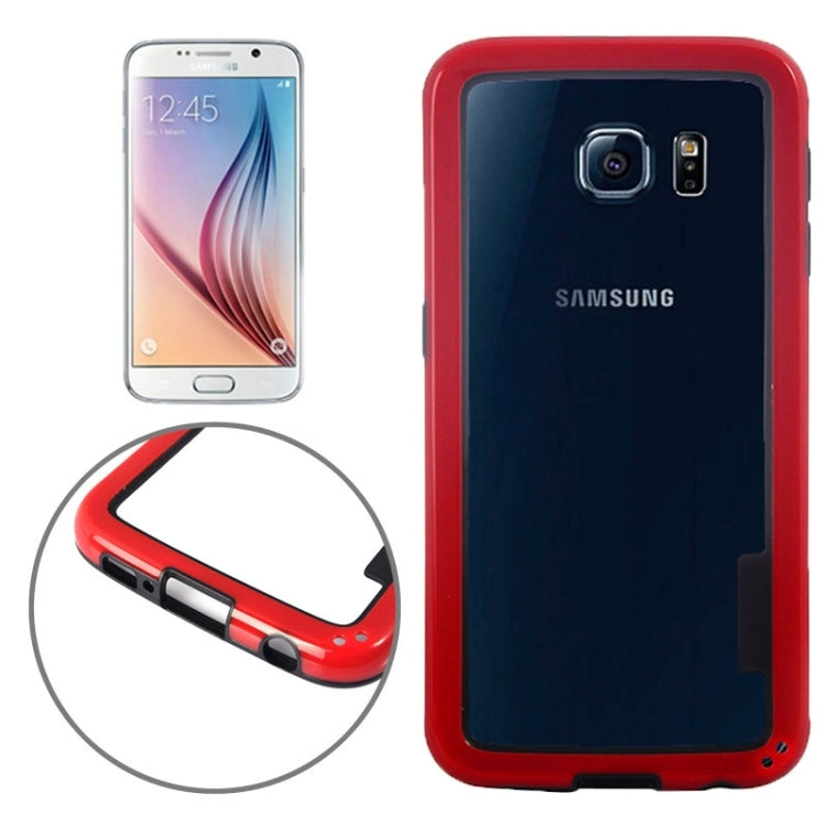 For Galaxy S6 / G920 Colorful PC Bumper Frame
