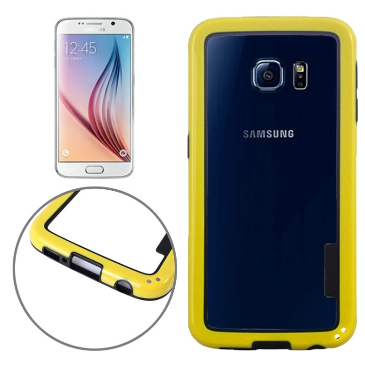 For Galaxy S6 / G920 Colorful PC Bumper Frame