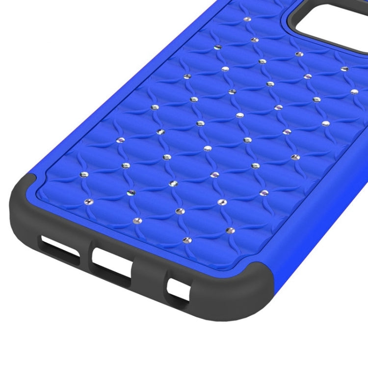 For Galaxy S6 Diamond Encrusted Plastic + TPU Combination Case