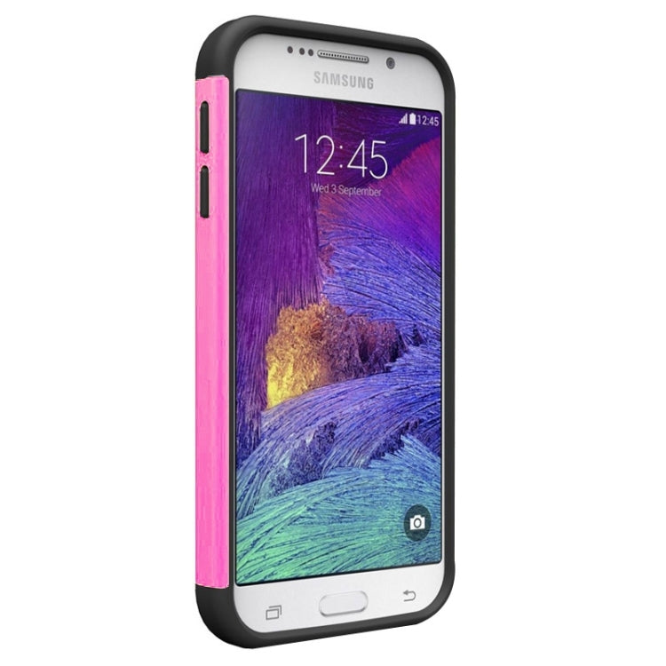 For Galaxy S6 Diamond Encrusted Plastic + TPU Combination Case