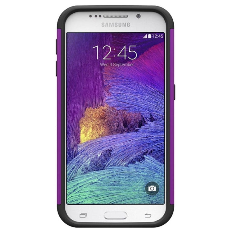 For Galaxy S6 Diamond Encrusted Plastic + TPU Combination Case