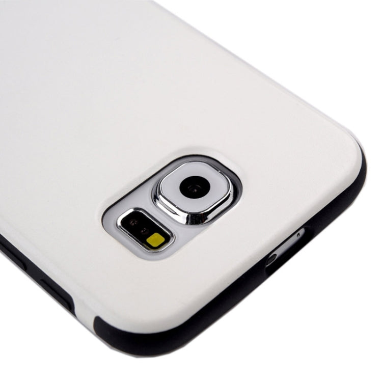 For Galaxy S6 / G920 Glossy PU Leather Cover Back Case