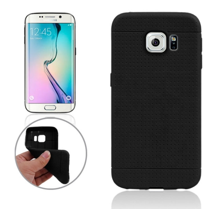 For Galaxy S6 Edge Honeycomb Surface TPU Protective Case