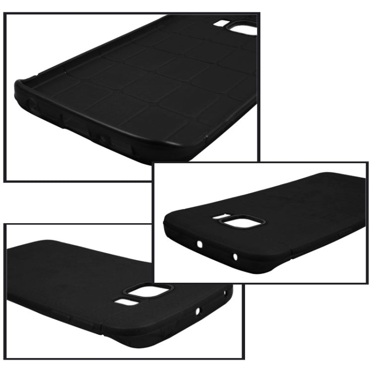 For Galaxy S6 Edge Honeycomb Surface TPU Protective Case