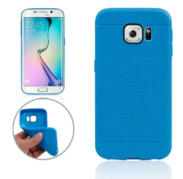 For Galaxy S6 Edge Honeycomb Surface TPU Protective Case