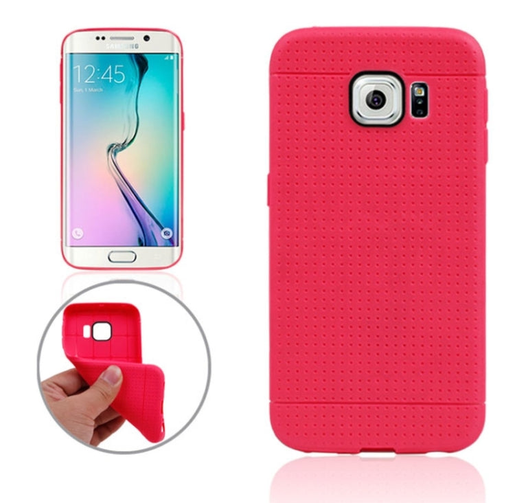For Galaxy S6 Edge Honeycomb Surface TPU Protective Case