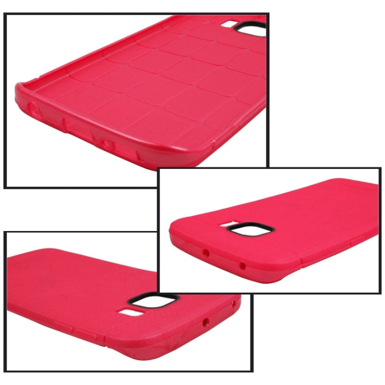 For Galaxy S6 Edge Honeycomb Surface TPU Protective Case