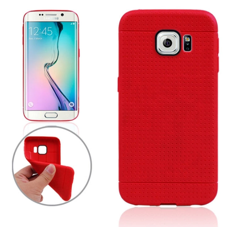 For Galaxy S6 Edge Honeycomb Surface TPU Protective Case