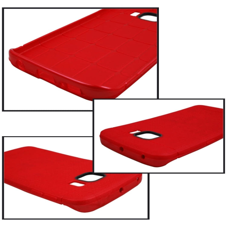For Galaxy S6 Edge Honeycomb Surface TPU Protective Case