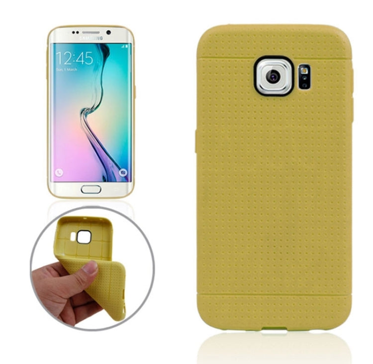 For Galaxy S6 Edge Honeycomb Surface TPU Protective Case