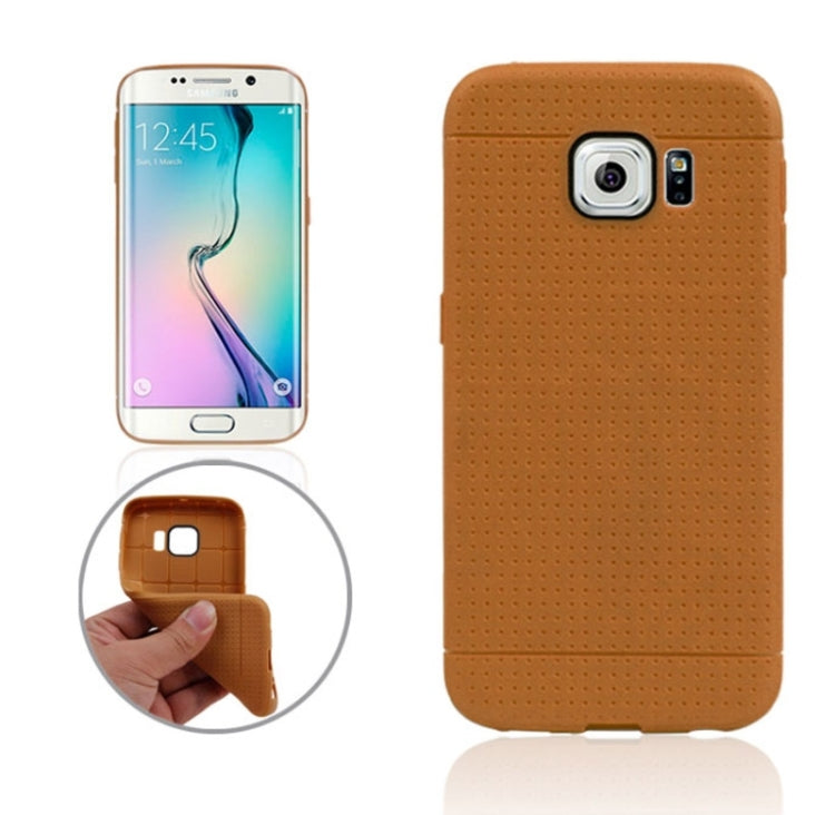 For Galaxy S6 Edge Honeycomb Surface TPU Protective Case