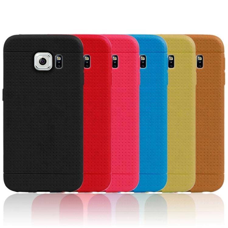 For Galaxy S6 Edge Honeycomb Surface TPU Protective Case