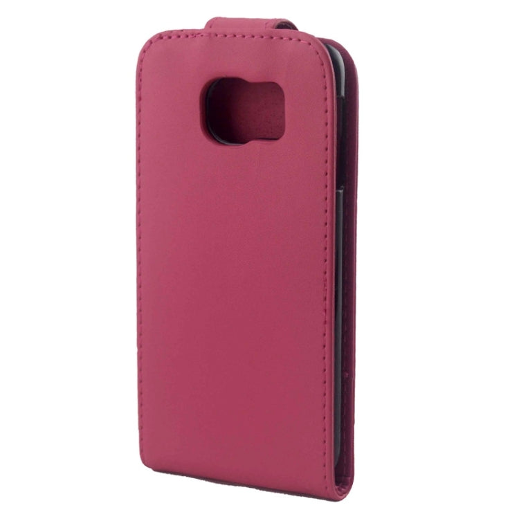 For Galaxy S6 / G920 Colorful Vertical Flip Magnetic Button Leather Case