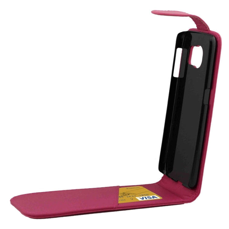 For Galaxy S6 / G920 Colorful Vertical Flip Magnetic Button Leather Case