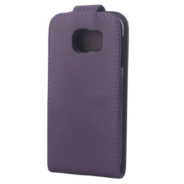 For Galaxy S6 / G920 Colorful Vertical Flip Magnetic Button Leather Case