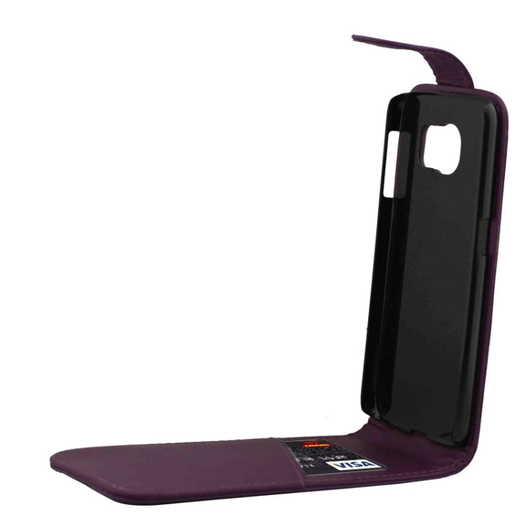 For Galaxy S6 / G920 Colorful Vertical Flip Magnetic Button Leather Case