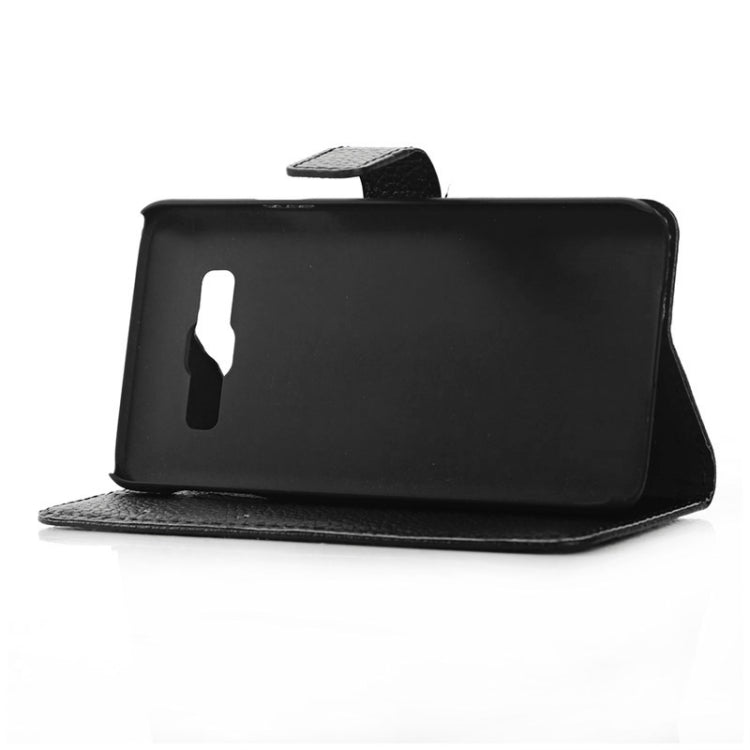 Litchi Texture Horizontal Flip Magnetic Buckle Leather Case with Card Slots & Wallet & Holder for Galaxy Core Prime / G360