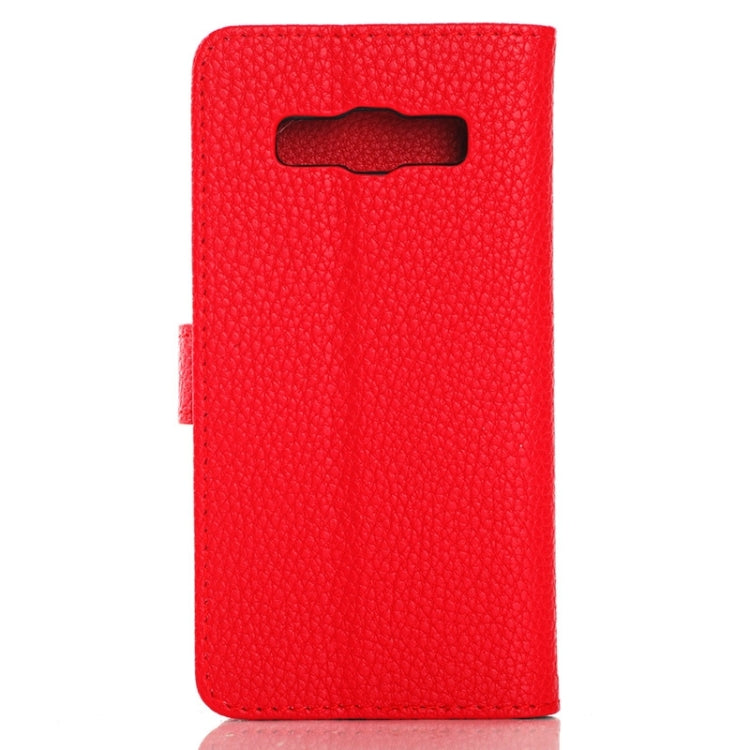 Litchi Texture Horizontal Flip Magnetic Buckle Leather Case with Card Slots & Wallet & Holder for Galaxy Core Prime / G360