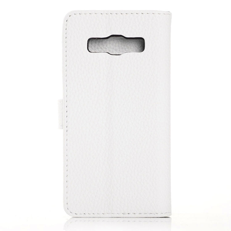 Litchi Texture Horizontal Flip Magnetic Buckle Leather Case with Card Slots & Wallet & Holder for Galaxy Core Prime / G360