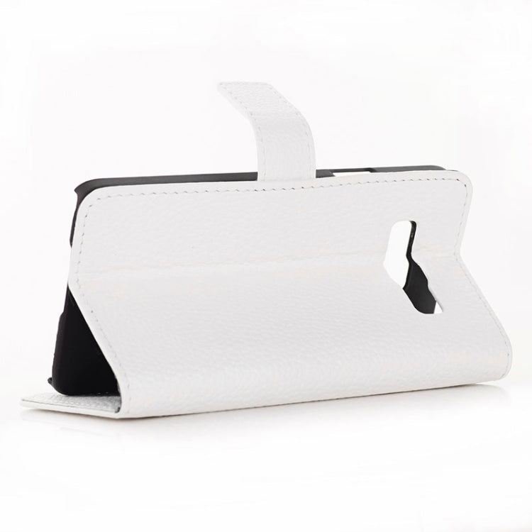 Litchi Texture Horizontal Flip Magnetic Buckle Leather Case with Card Slots & Wallet & Holder for Galaxy Core Prime / G360