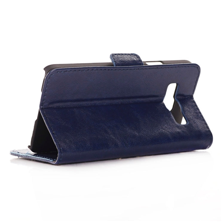Oil Skin Texture Horizontal Flip Leather Case with Card Slots & Wallet & Holder for Galaxy Core Prime / G360