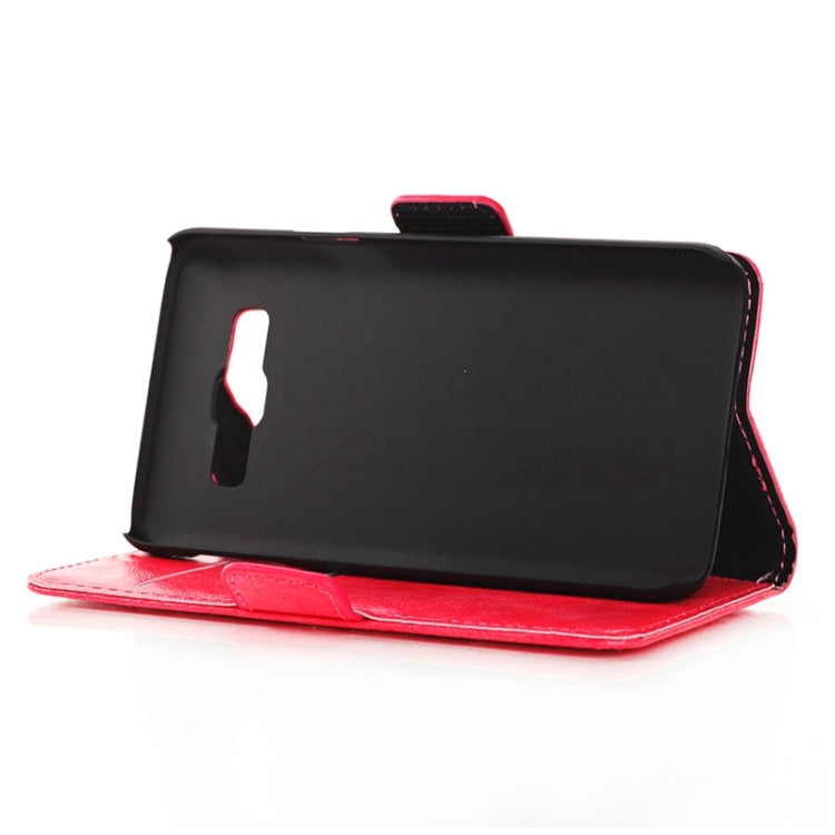 Oil Skin Texture Horizontal Flip Leather Case with Card Slots & Wallet & Holder for Galaxy Core Prime / G360