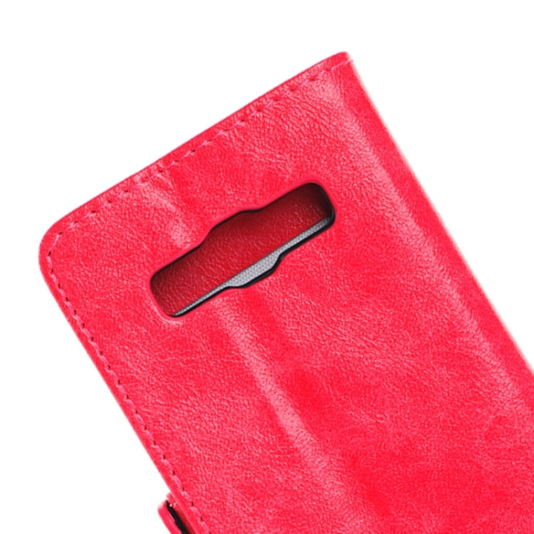 Oil Skin Texture Horizontal Flip Leather Case with Card Slots & Wallet & Holder for Galaxy Core Prime / G360