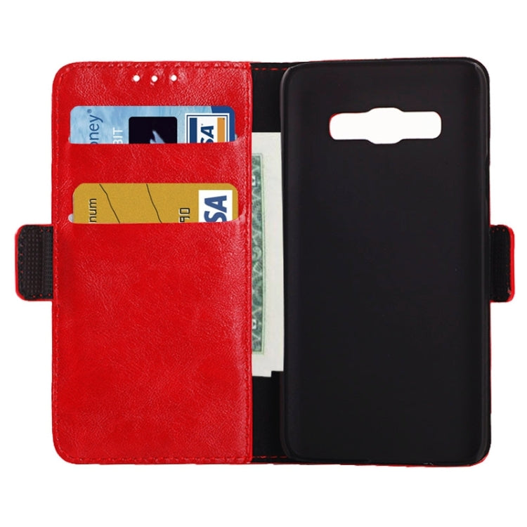 Oil Skin Texture Horizontal Flip Leather Case with Card Slots & Wallet & Holder for Galaxy Core Prime / G360