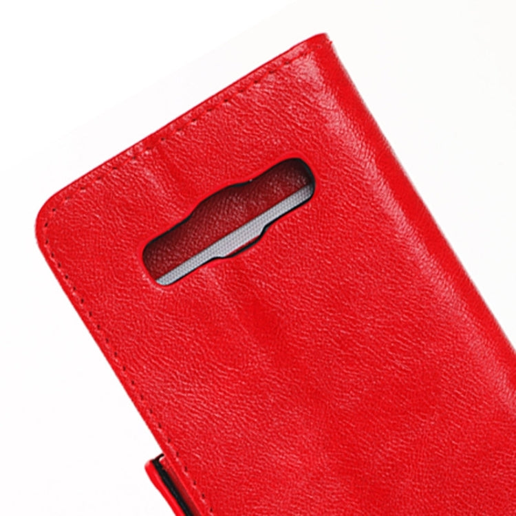 Oil Skin Texture Horizontal Flip Leather Case with Card Slots & Wallet & Holder for Galaxy Core Prime / G360