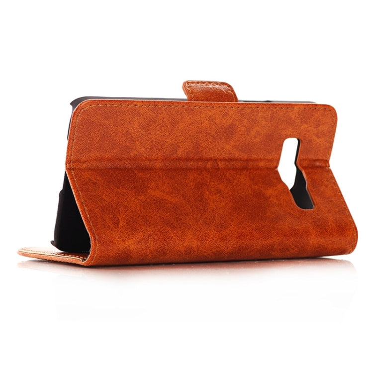 Oil Skin Texture Horizontal Flip Leather Case with Card Slots & Wallet & Holder for Galaxy Core Prime / G360