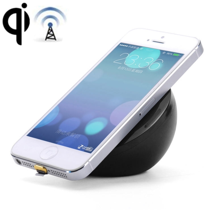 Q8 Universal Qi Wireless Charger Transmitter Charging Pad  for iPhone 8 / 8 Plus / X &  Galaxy S7 Edge / S7 / S6 / S6 edge plus / Note 5 / Nokia / LG / HTC(Black)