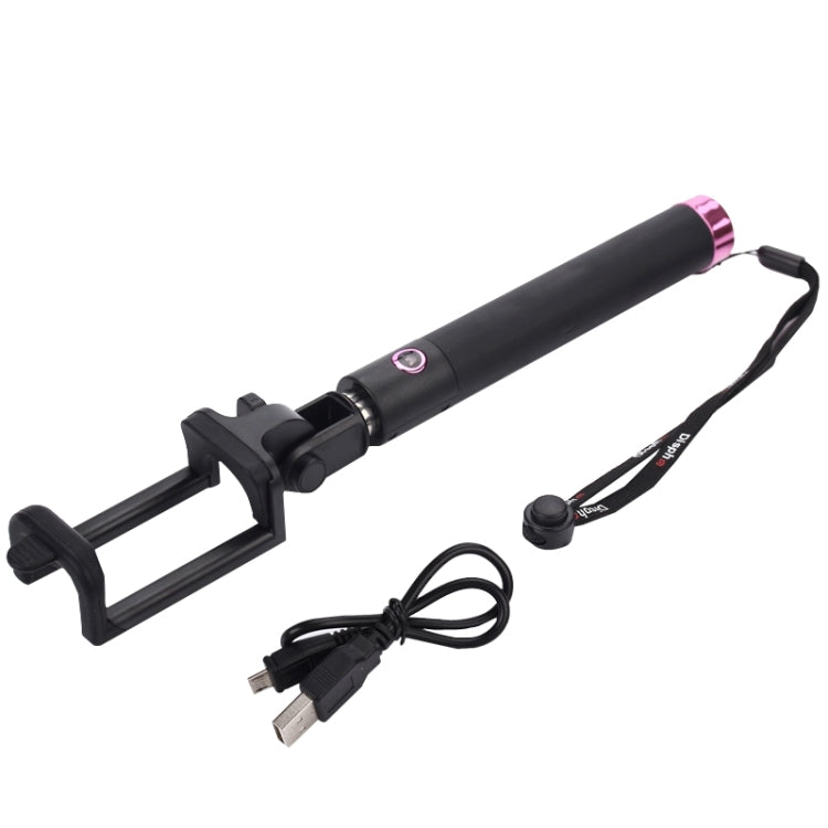 Dispho 7 Sections Adjustable Bluetooth Wireless Self-timer Handheld Monopod for Smartphones, Length: 18-80cm
