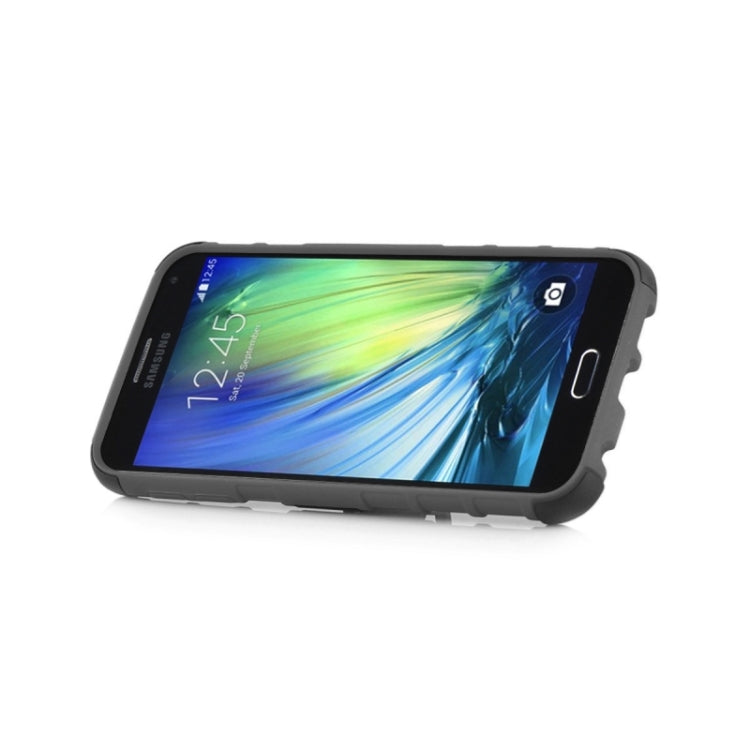 2 in 1 Tire Texture Protective Case with Holder For Galaxy A3